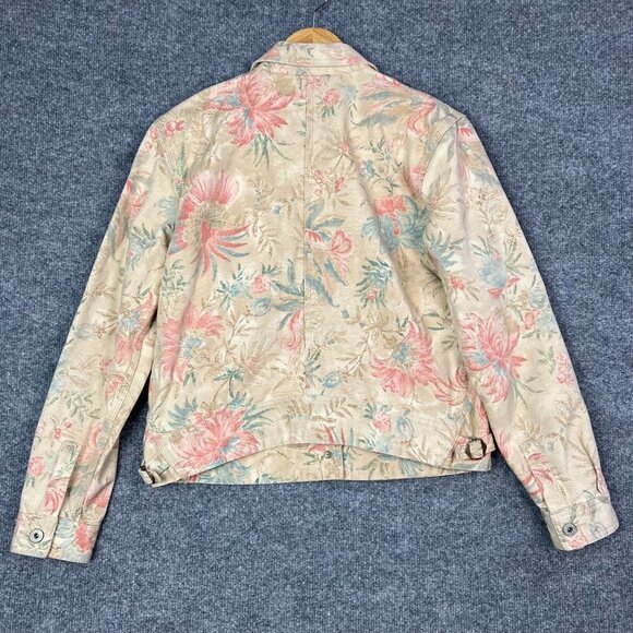 Ralph Lauren Antique Floral Jacket Blazer and Pant Sz 8 Set Art-to-Wear Sz M - Picture 3 of 10